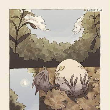 【まんが】なにかのたまご