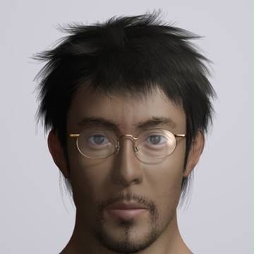TRICKの上田次郎を3Dで作ってみた