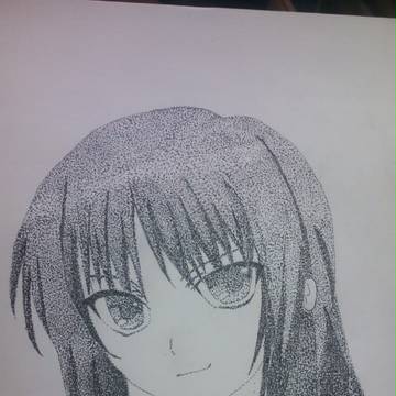 岩沢 点描画