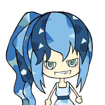 とても寒そうな女の子