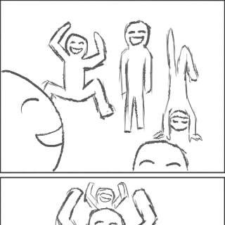 かなしみ４コマまんが