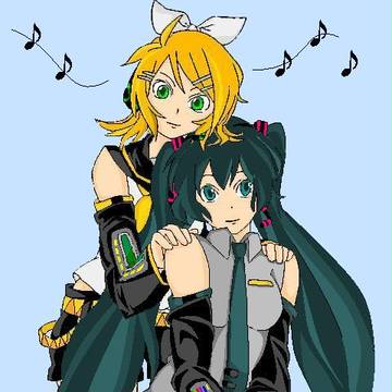 初音さんと鏡音さん