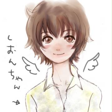 落書き　紫苑