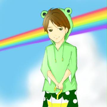 虹が曲がらない(；益；　)