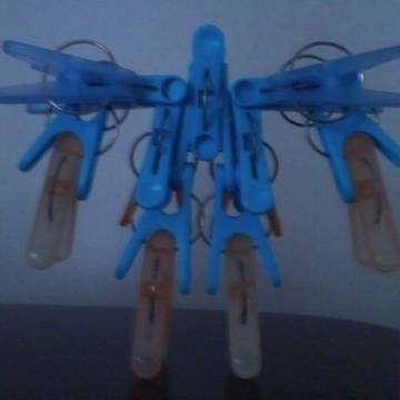 洗濯バサミで作って見た7
