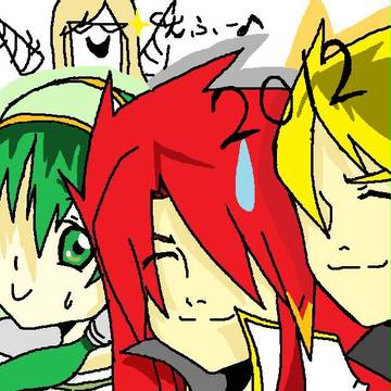 ゲーム『テイルズオブジアビス』男性陣４人　２０１２年版