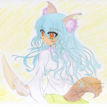 【線画交換企画2011】雅さんの獣耳っ娘を塗らせて頂きました！