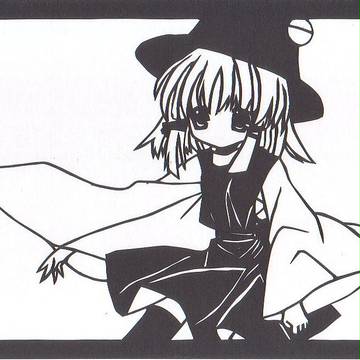 【切り絵】諏訪子