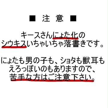 【女体化】シウキス落書き詰め【注意】