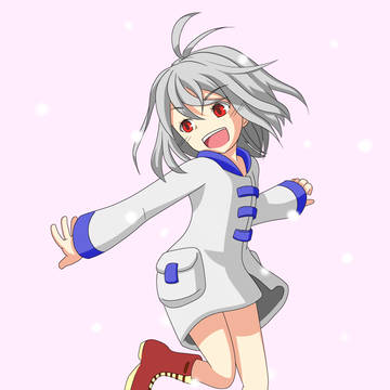 雪と少女