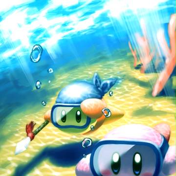海の中