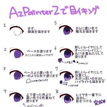 AzPainter2で目イキング！