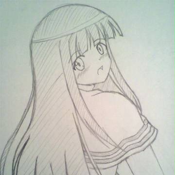 鉛筆描き