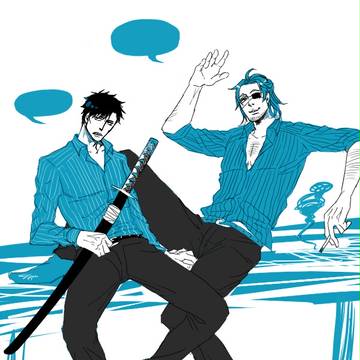 【GANGSTA.】初描き&らくがき