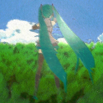 ボカロ曲のサムネ