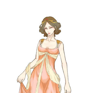 桜草の女性