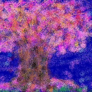 夜に舞い散る花びら