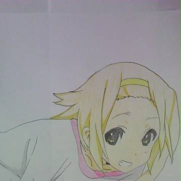 寝そべるりっちゃんを描いてみた!
