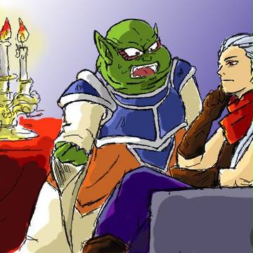 魔王と部下。