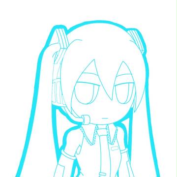 プロフの線画~☆