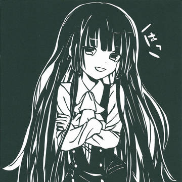 【切り絵】白鬼院凜々蝶