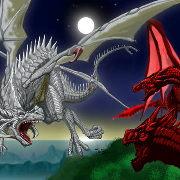 月光とドラゴン