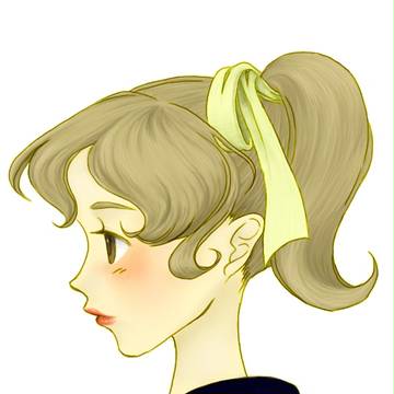 ポニーテールの女の子