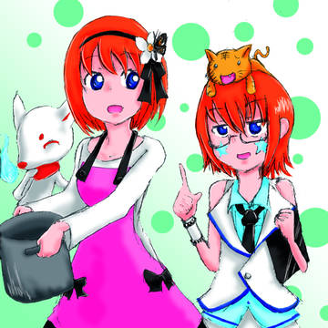ふたりのかえで。