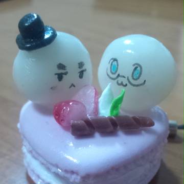 もちマカロン作ってみました