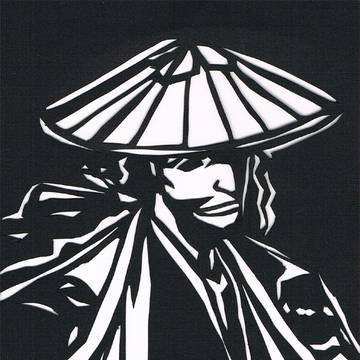 京楽春水(BLEACH) 切り絵