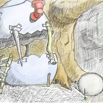 建築中