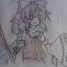 手書き：霊夢
