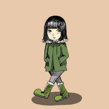 冬天就要穿得绿油油