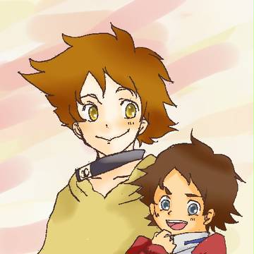 レントンとヒゲ