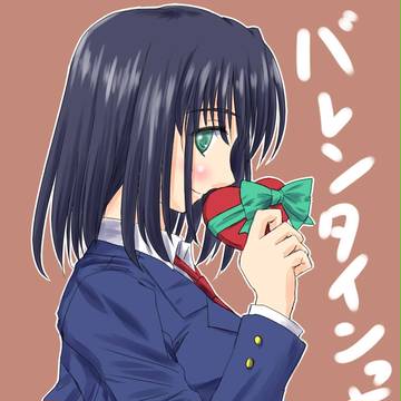 モモのバレンタイン絵
