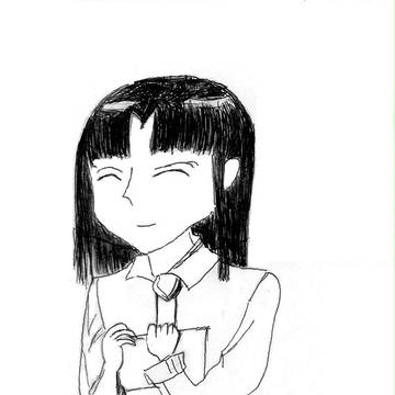 オリジナル【夕暮れの少女】