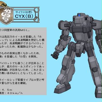 【pixiv-MSL】サイクス(B型)【同盟軍】