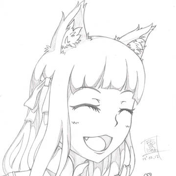 アインの笑顔