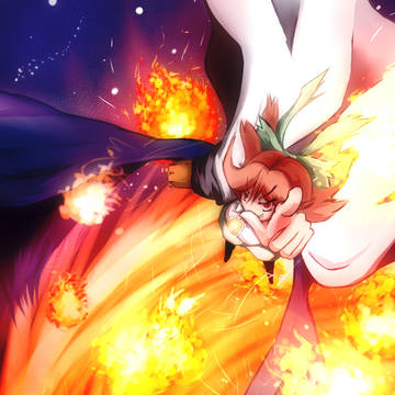 お空 Normal　爆符「メガフレア」