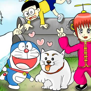 ドラえもんの世界に!あれ?この人たちが?!w