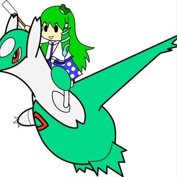 早苗on色違いラティオス
