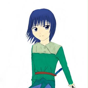 ナイフみたいなのを持ってる人
