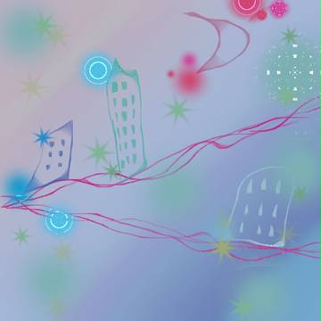 近未来の夜