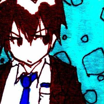 the blue.
