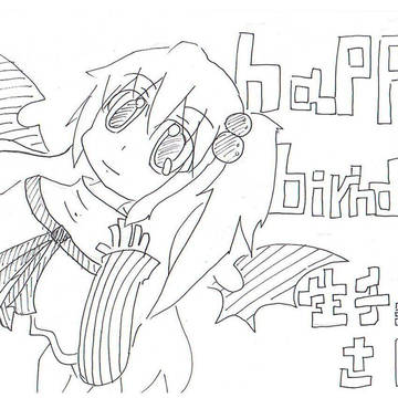 誕生日絵