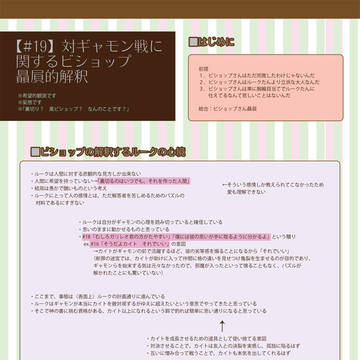 【#19】ビショップさんを贔屓してみる試み【妄想】