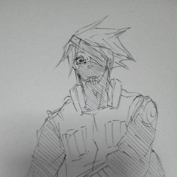 落書きカカシ