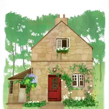 洋風の小屋