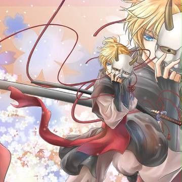 鏡音レン-般若吹雪