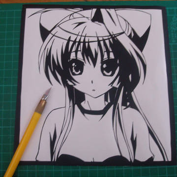 切り絵大会参加作品乾紗凪